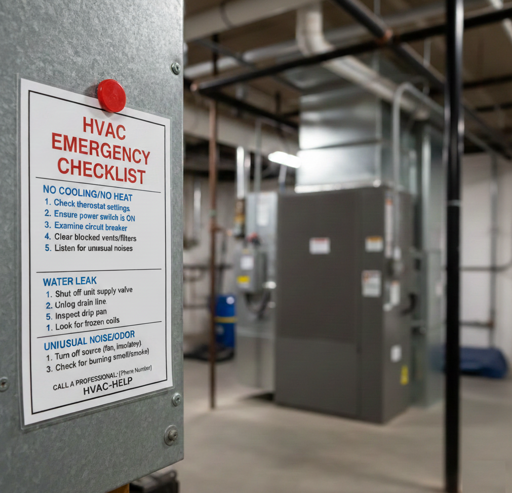 HVAC Emergency Checklist