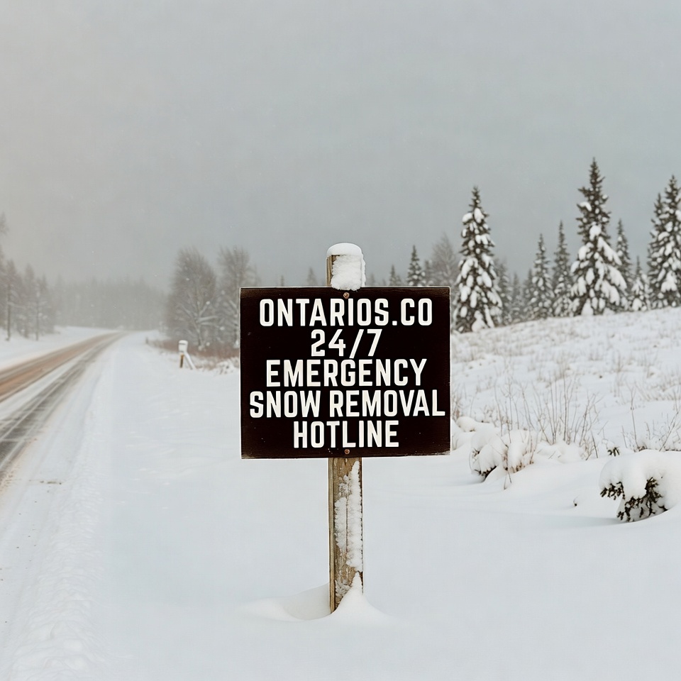 Ontarios.co Launches 24/7 Emergency Snow Removal Hotline for Toronto and the GTA